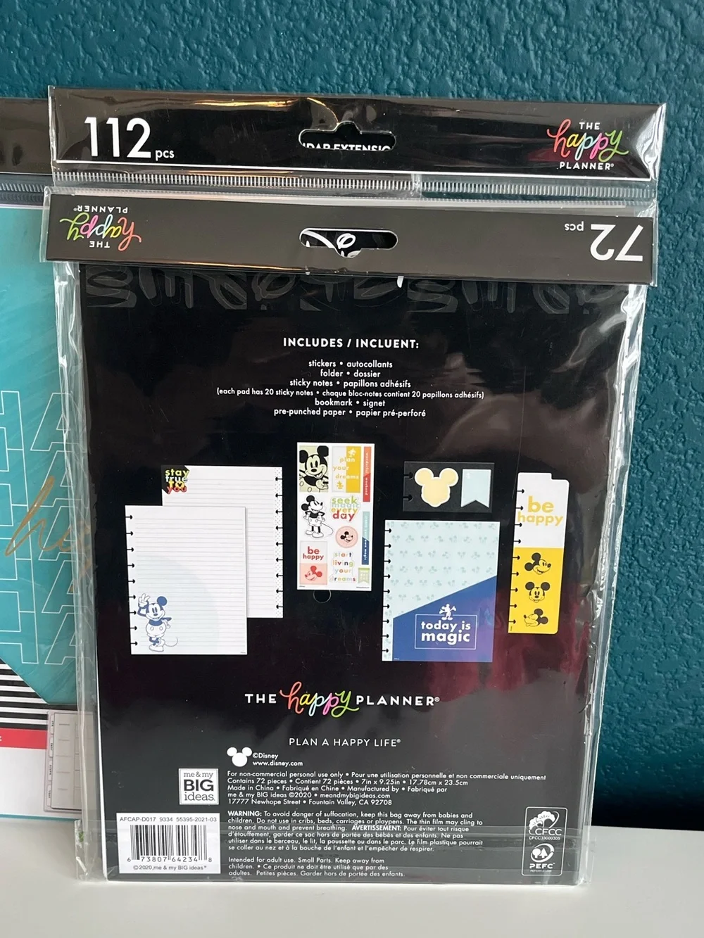 The Happy Planner Disney Mickey Minnie Mouse 6 Month Undated Extension